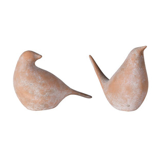 Sky & Sun Swallows – distressed russet and creamy grey abstract bird figures, available at Lily Bloom, Gorey, Ireland.