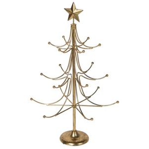 _Small Gold Wire Christmas Tree nationwide delivery www.lilybloom.ie