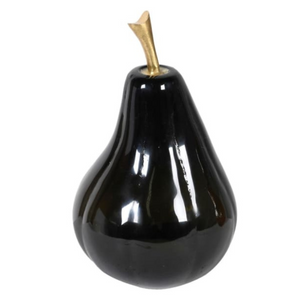_Small Onyx Glass Pear Ornament nationwidelivery www.lilybloom.ie