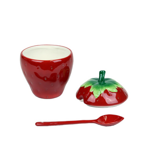 Strawberry Jar with Spoon nationwidedelivery www.lilybloom.ie (1)