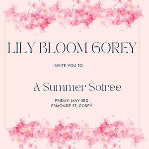 Lily Bloom's Summer Soirée on Friday 3rd May