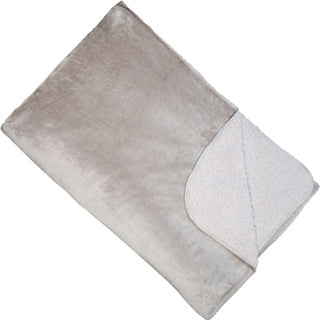 Silver Faux Fur Throw | Soft Luxury Decorative Blanket