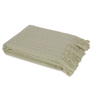 Maisie Mint Mohair Throw