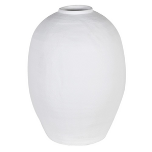 Tall White Ceramic Vase nationwide delivery www.lilybloom.ie