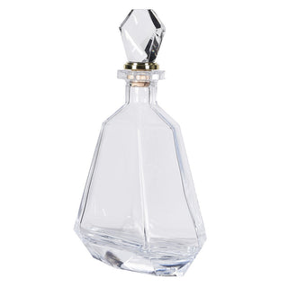 The Connaught Decanter – hexagonal glass decanter with stopper, available at Lily Bloom, Gorey, Ireland