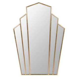 The Gresham Mirror – gold wall mirror with Deco-inspired design, available online at www.lilybloom.ie or visit Lily Bloom, Gorey, Ireland