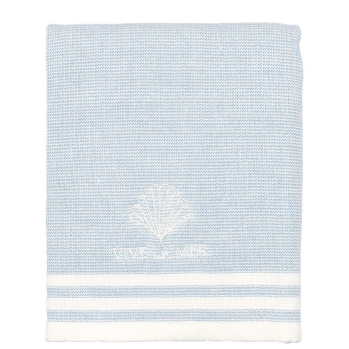 Vive La Mer Pale Blue Hand towel
