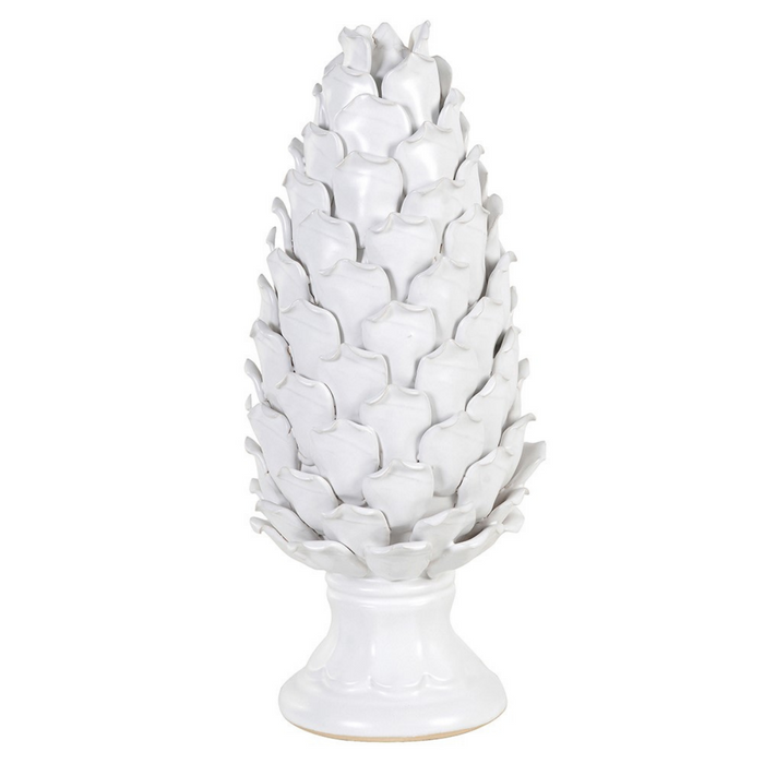 Ceramic Pine Cone Finial Ornament