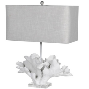 White Coral Table Lamp nationwide delivery www.lilybloom.ie