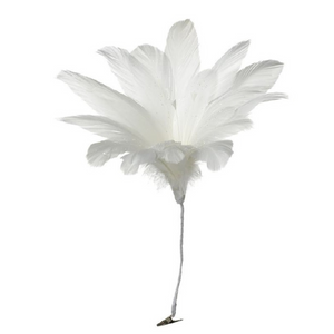 White Feather Flower Clip nationwide delivery www.lilybloom.ie