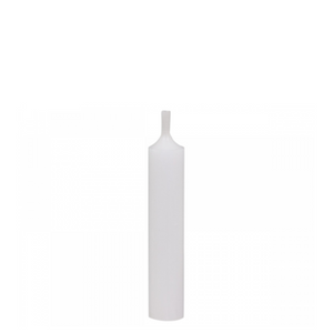 White Short Dinner Candle - Bundle of 6 nationwide delivery www.lilybloom.ie