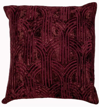 Aubergine Velvet Accent Cushion (45cm)