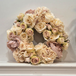 Felicity Rose and Hydrangea  Wreath