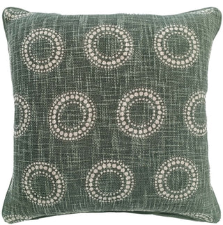 Una | Emerald Botanical Accent Cushion | 45cm x 45cm