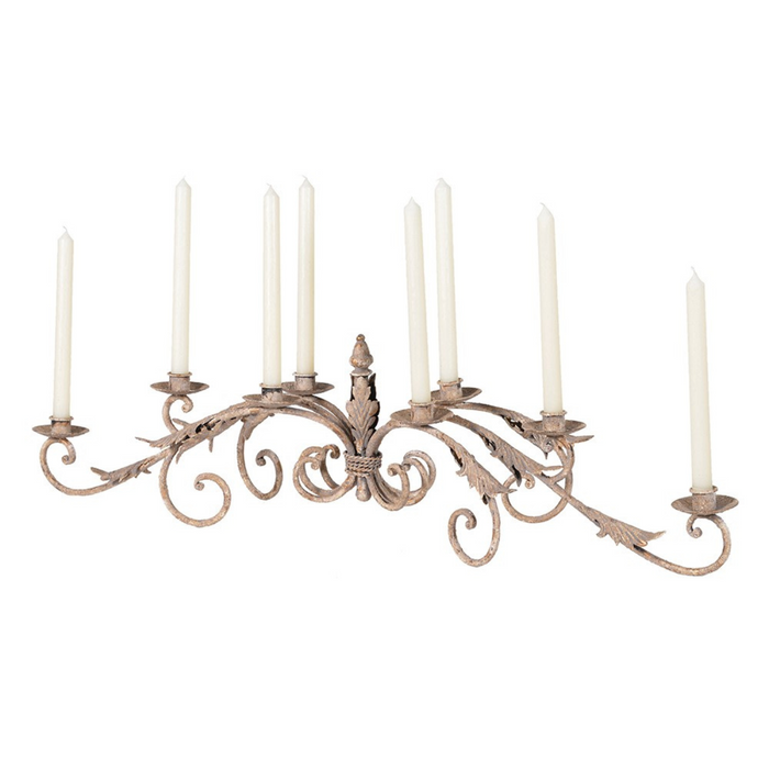 8 Arm Leaves Table Candelabra