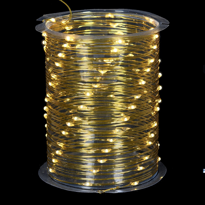 990cm Gold Wire 100 Lights
