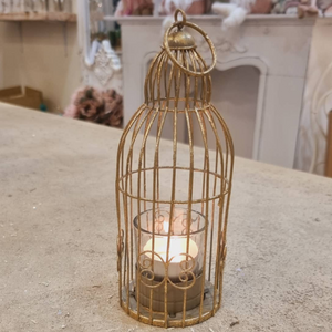 Bird Cage T-light - oval top holder nationwide delivery www.lilybloom.ie
