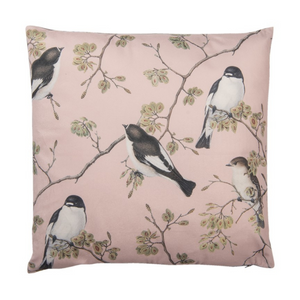 Birds on Branches Square Cushion