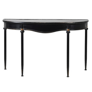 Black Curved Console Table  www.lilybloom.ie
