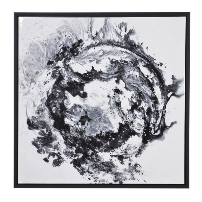 Black and White Framed Canvas