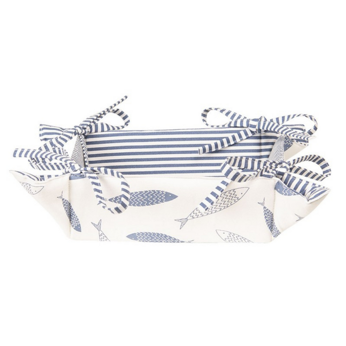 Blue Fish Bread Basket