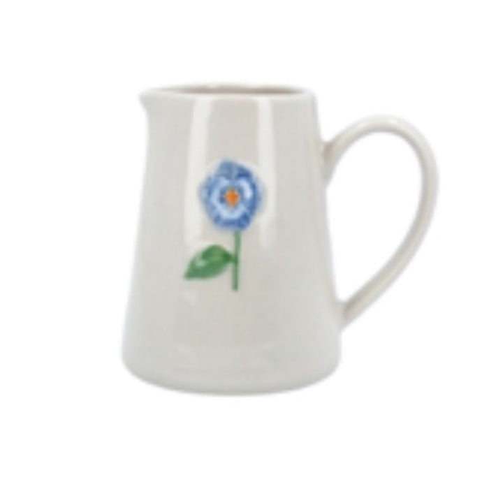 Blue Viola Stoneware Mini Jug