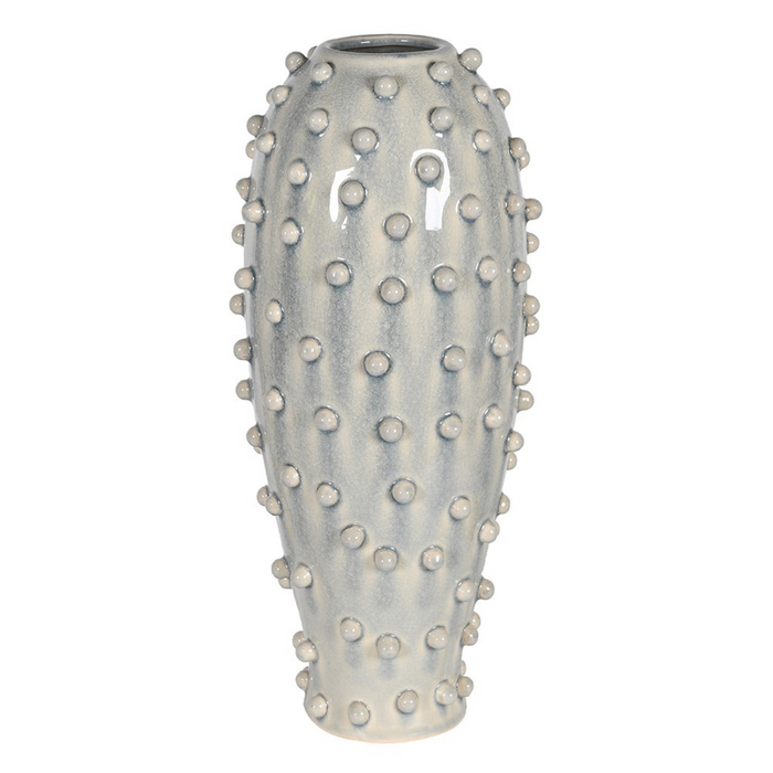 Blue Wash Ceramic Bobble Vase