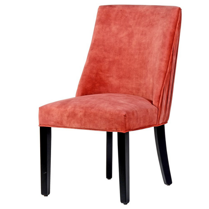 Coral Velvet Dining Chair