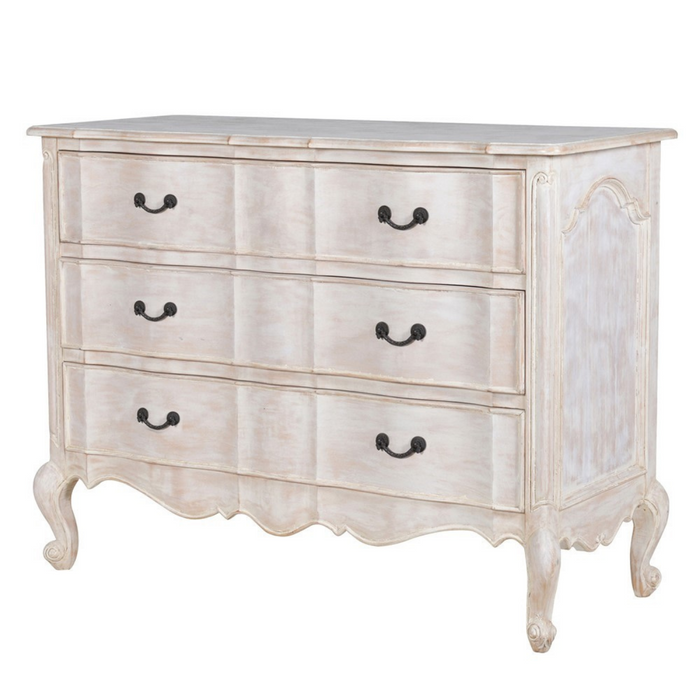 Country Chic 3 Drawer Chest of Drawers