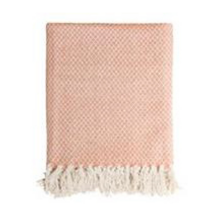 Pink Dusty Rose Throw