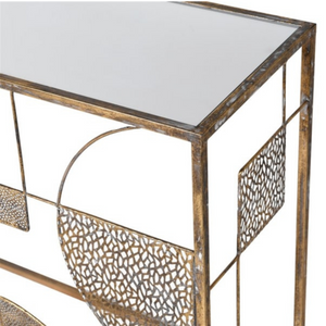 Eclipse Geometric Mirror Topped Console Table nationwide delivery www.lilybloom.ie