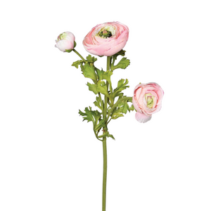 Feel Real Pink Ranunculus fauxfloral www.lilybloom.ie