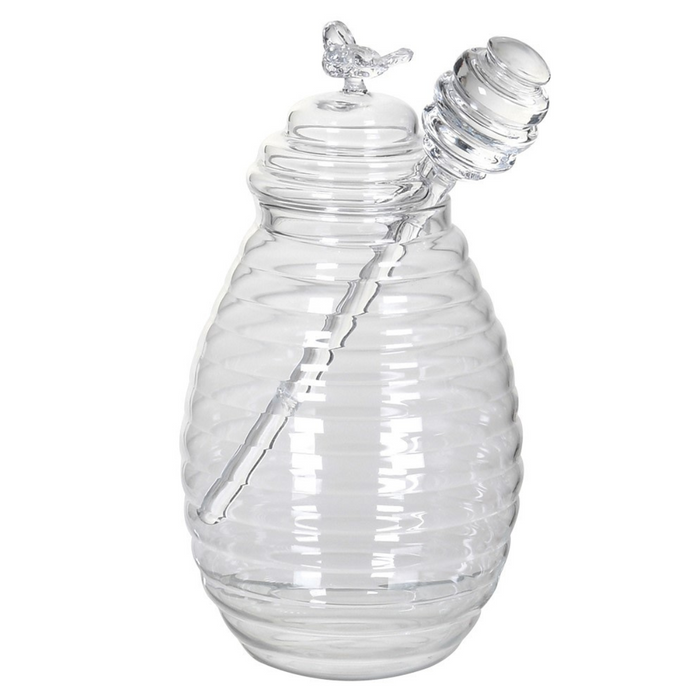 Glass Honey Jar