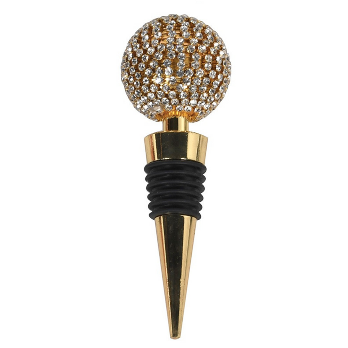 Gold Diamante Bottle Stopper