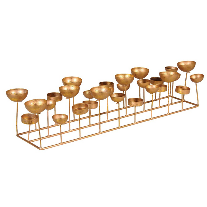 Gold Multi T-lights Holder