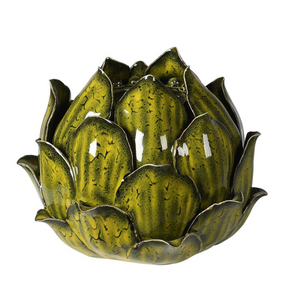 Green Artichoke Candle Holder nationwide delivery www.lilybloom.ie