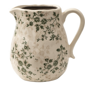 Green and Brown Leaves Pitcher Small nationwide delivery www.lilybloom.ie