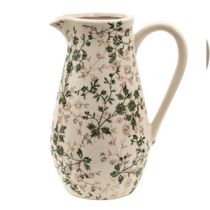 Green and Brown Leaves Pitcher Tall nationwide delivery www.lilybloom.ie