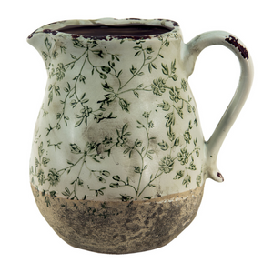 Green large pitcher delivery nationwide www.lilybloom.ie