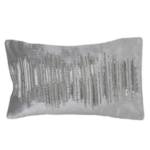 Metallic sales cushion covers