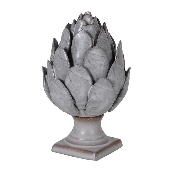 Grey Ceramic Artichoke