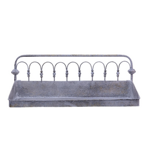 Grey Metal Wall Rack nationwide delivery www.lilybloom.ie