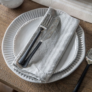 Grey Stipe Napkin 4 pack nationwide delivery www.lilybloom.ie