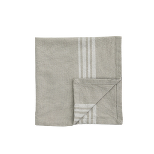 Grey Stipe Napkin 4 pack nationwide delivery www.lilybloom.ie