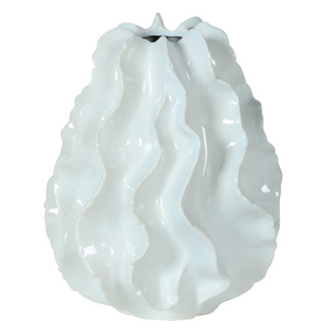 Hand Made Ceramic Wave Vase nationwide delivery www.lilybloom.ie