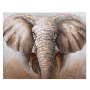 Hand Painted Elephant Canvas nationwide delivery www.lilybloom.ie