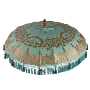Hand Painted Mint Parasol nationwide delivery www.lilybloom.ie
