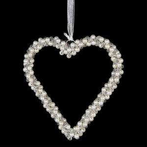 Ivory Pearl bead Heart nationwide delivery www.lilybloom.ie