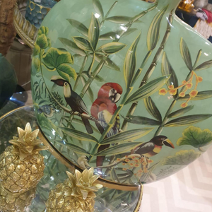 Jungle Hand Painted Vase  www.lilybloom.ie