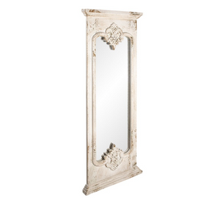 Large Cream Rectangular Wall Mounted Mirror nationwide delivery www.lilybloom.ie